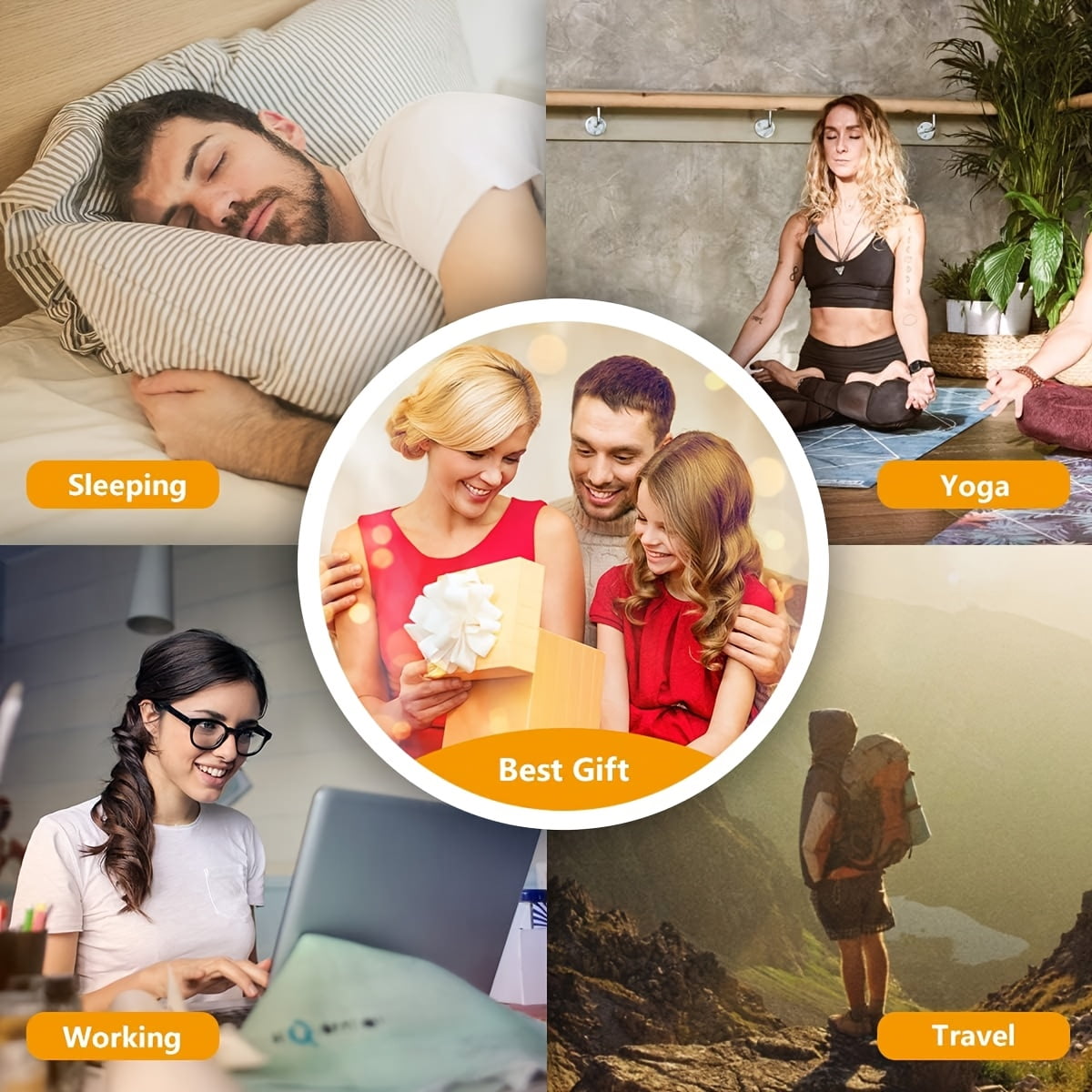 Portable White Noise Machine Sleep Aid, Suitable for Adults, Pets, Children, And. Features 30 Soothing Sounds, a 5-Color Night Light, And 3 Timer Functions. Includes a Lanyard