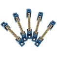 Hims 5pcs Terminal Bus Bar 6 Positions Terminal Block Brass Wire Screw