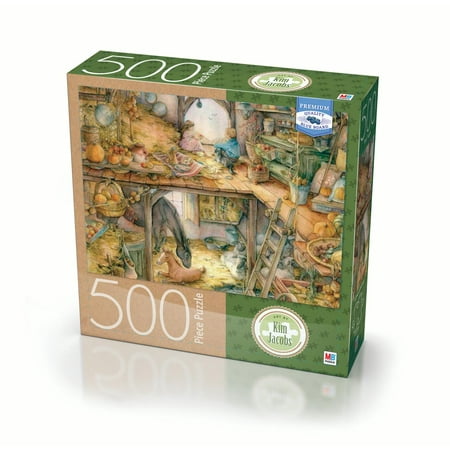 - Artist Kim Jacobs - 500-Piece Adult Jigsaw Puzzle - Barntime