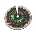 thumbnail image 4 of Tnarru Jupe de Sapin de Noël, 90 cm, Tapis de Base d'Arbre, Rond, Cadeau de Noël, Tapis de Sapin de Noël, Décoration de Sapin de Noël pour Maison Ou Extérieur, 4 of 8