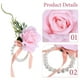 thumbnail image 3 of KAKOWELY Flor de muñeca decorativa para novia, boda, muñeca, flor de perla, flor de mano para graduación, 3 of 4