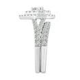 thumbnail image 6 of You+ I 1 1/4 Cttw Diamond Bridal Set In 14KT White Gold (I2I3), 6 of 8