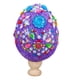 thumbnail image 3 of Huevo de Pascua con lentejuelas DIY, arte creativo de Pascua, regalo decorativo para fiestas de Pascua. Violeta, 3 of 9