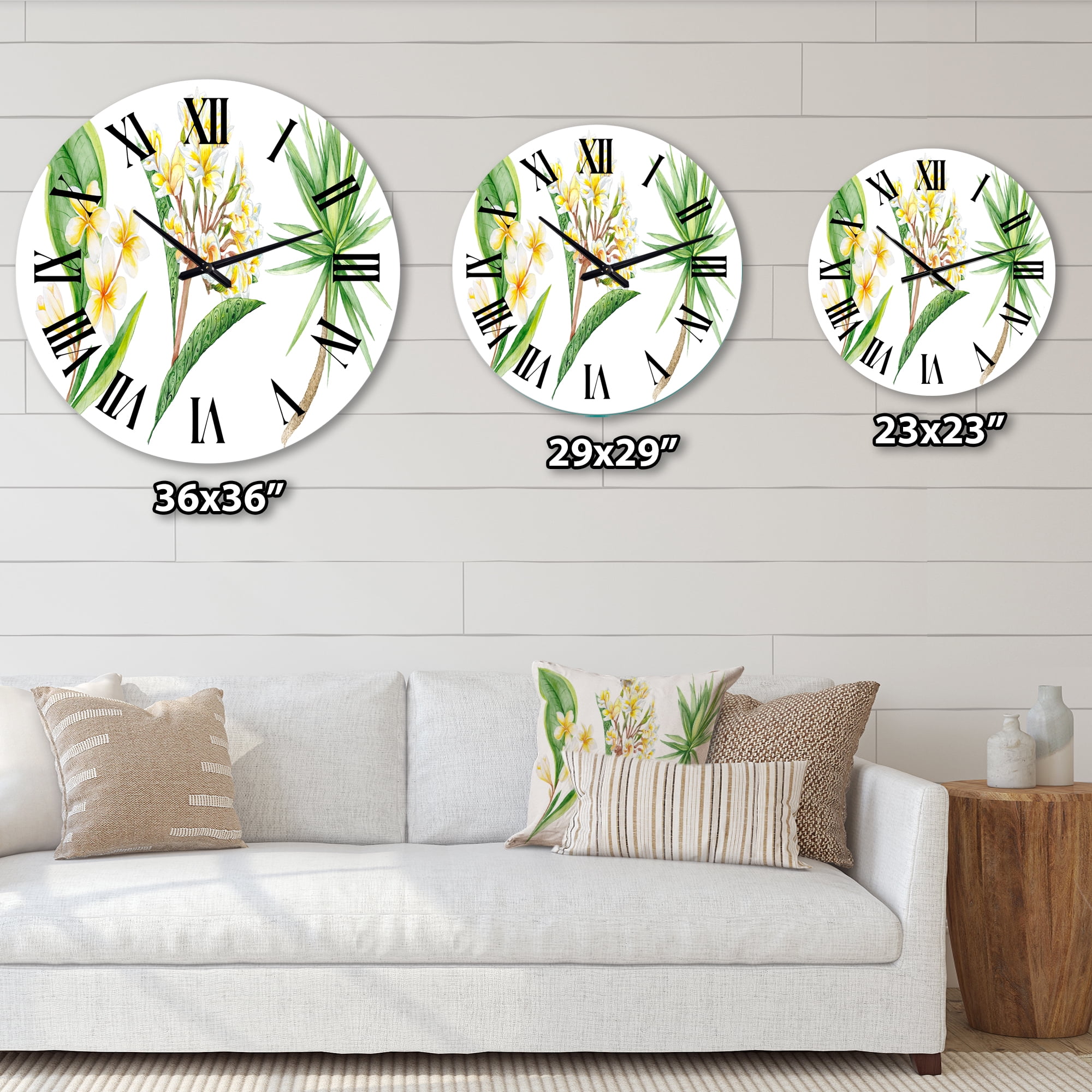 Designart 1 in Quartz Traditional Wall Clock