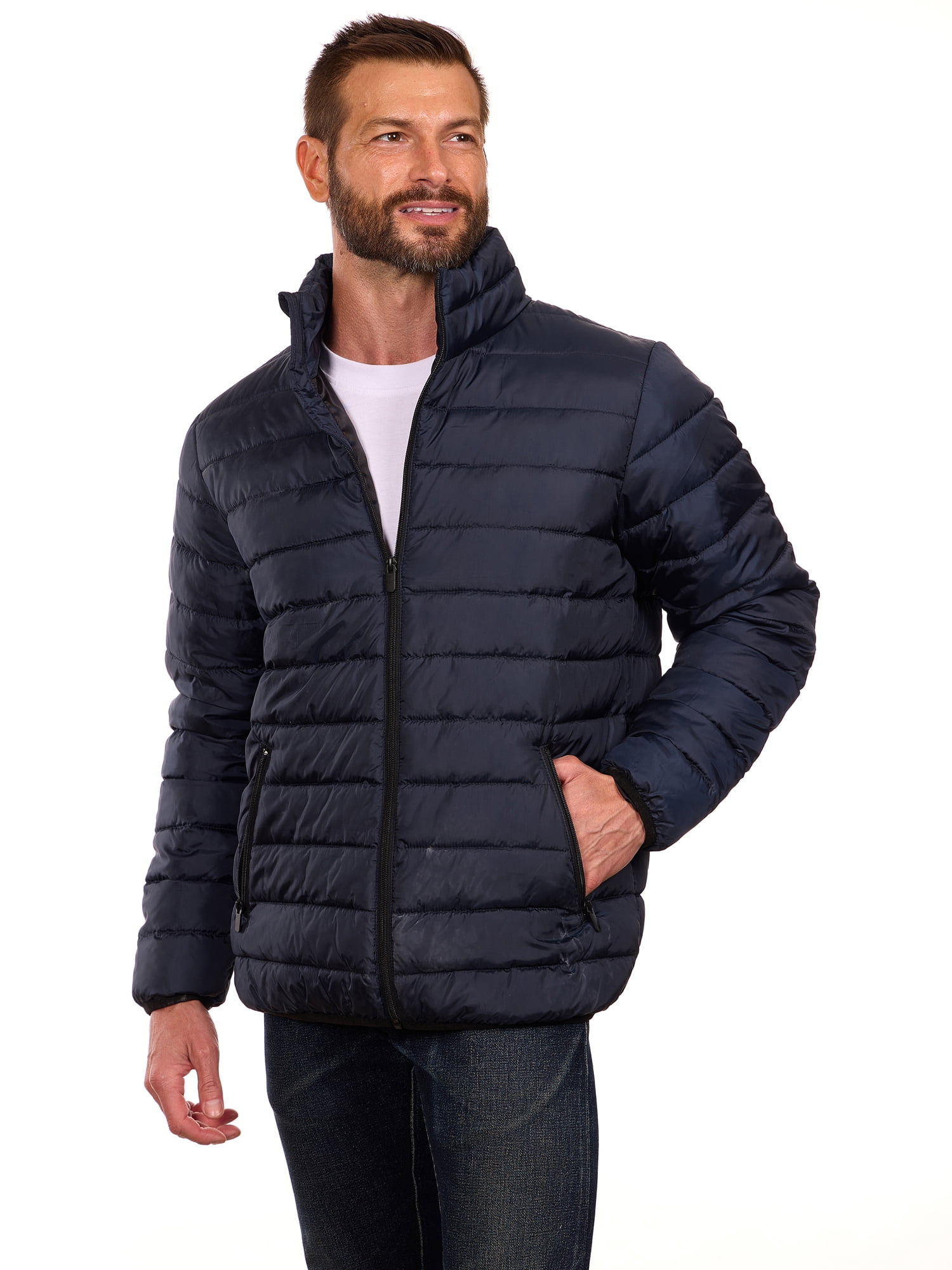 Big Chill Men’s Midweight Quilted Puffer Jacket, Sizes M-XXL