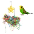 thumbnail image 4 of Juguete Triturador De Loros, Juguete Colorido Para Aliviar El Aburrimiento, Juguete Decorativo Para Masticar Y Buscar Forraje Para Pájaros, Periquitos Y Hámster, 4 of 7
