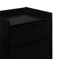 thumbnail image 4 of 5-Drawer Tall Wood Bedroom Chest Dresser - Black, 4 of 6