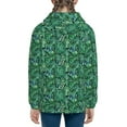 thumbnail image 6 of Kdxio Monstera Leaves Pattern Kids Boys Girls Zip Up Hoodie 3D Printed Hooded Sweatshirt Hoody Coat with Pocket 7-12 Y-Medium, 6 of 6