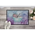 thumbnail image 2 of Elephant Bathing Watercolor Door Mat, 2 of 4