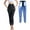 Ankle Length-Blue, variant on Women Fitness Sauna Pants Sweat Shapewear Shorts Thigh Workout Suit Waist Trainer Weight Loss Sweatsuit Exercise Legging