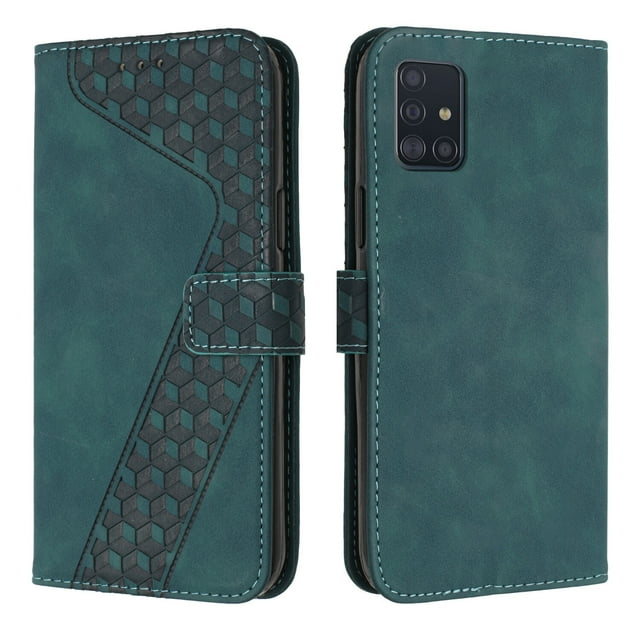 Compatible with Samsung Galaxy A71 5G Case Wallet Design with Card Slots Magnetic Closure Cover