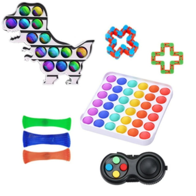 Juguete sensorial Push Bubble Fidget para aliviar el estrés del autismo