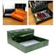 thumbnail image 1 of Caja de almacenamiento de tijeras de peluquería Organizador Caja de almacenamiento de peluquero de gran espacio para cortadoras eléctricas Secadores - Verde Macarena organizador de peluquería, 1 of 8