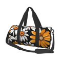 thumbnail image 1 of Easygdp Yellow White Daisy Pattern Bolsa de Viaje, Bolsa de Mano, Bolsa de Gimnasio, Bolsa de Equipaje para Viaje, 1 of 6