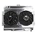 thumbnail image 3 of Primecooling 3 Row All Aluminum Radiator +Fan (12 Inches Dia.) Shroud for 1972-86 Jeep CJ Series w/GM Chevy SBC Engine Conver., 3 of 4