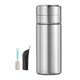 thumbnail image 1 of Cateissary Taza de vacío de viaje para acampar, para oficina, Hotel, bebida, té, botella térmica de acero inoxidable, frasco, contenedor, regalo de Teteras Plata Tipo 2 400ml Cateissary HA071748-04, 1 of 6