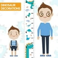 thumbnail image 3 of LAMIRO Growth Chart for Kids,Height Chart for Kids/Boys/Girls/Baby,Canvas&Wooden,Removable Growth Height Chart,Wall Room Decor - Dinosaur, 3 of 4