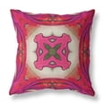 thumbnail image 1 of Amrita Sen CAPL512FSDS-ZP-18x18 Pastel Floral Squares Suede Zippered Pillow with Insert Hot Pink, 1 of 3