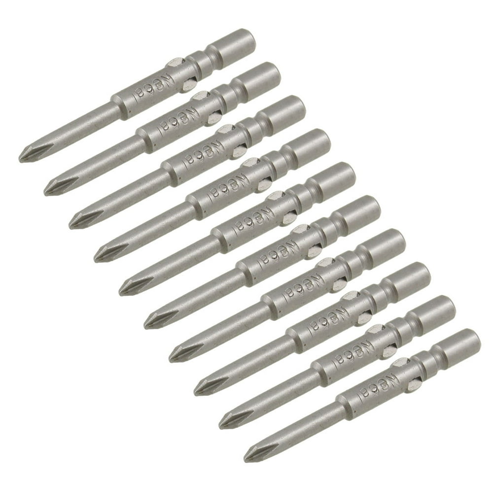 10 Pcs Magnetic PH0 Type 4mm Diameter Shank Cross Tip Screwdriver Bits ...