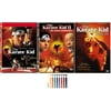 The Karate Kid Triple Feature One Two Three DVD Set Includes Karate Progression Glossy Print Art Card