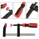 thumbnail image 3 of Abrazaderas F De Alta Resistencia 4 Piezas Clips De Barra De Abrazadera F Para Carpintería Herramienta Manual De Deslizamiento Rápido Resistente A La Corrosión, Hecha De Acero, 3 of 7