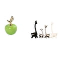 thumbnail image 1 of Estatua De Cerámica Con Jirafa, Adorno De Simulación, Obra De Arte, Decoración Del Hogar, Figura De Fruta, Escultura Para Cafetería, Sala De Estudio, Oficina, Escritorio, Estantería,, 1 of 8
