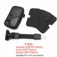 thumbnail image 1 of Soporte giratorio de teléfono móvil para bicicleta, bolsa impermeable para teléfono de motocicleta, para iPhone 11, Xs, Samsung S9, 360 ° Fivean unisex, 1 of 2