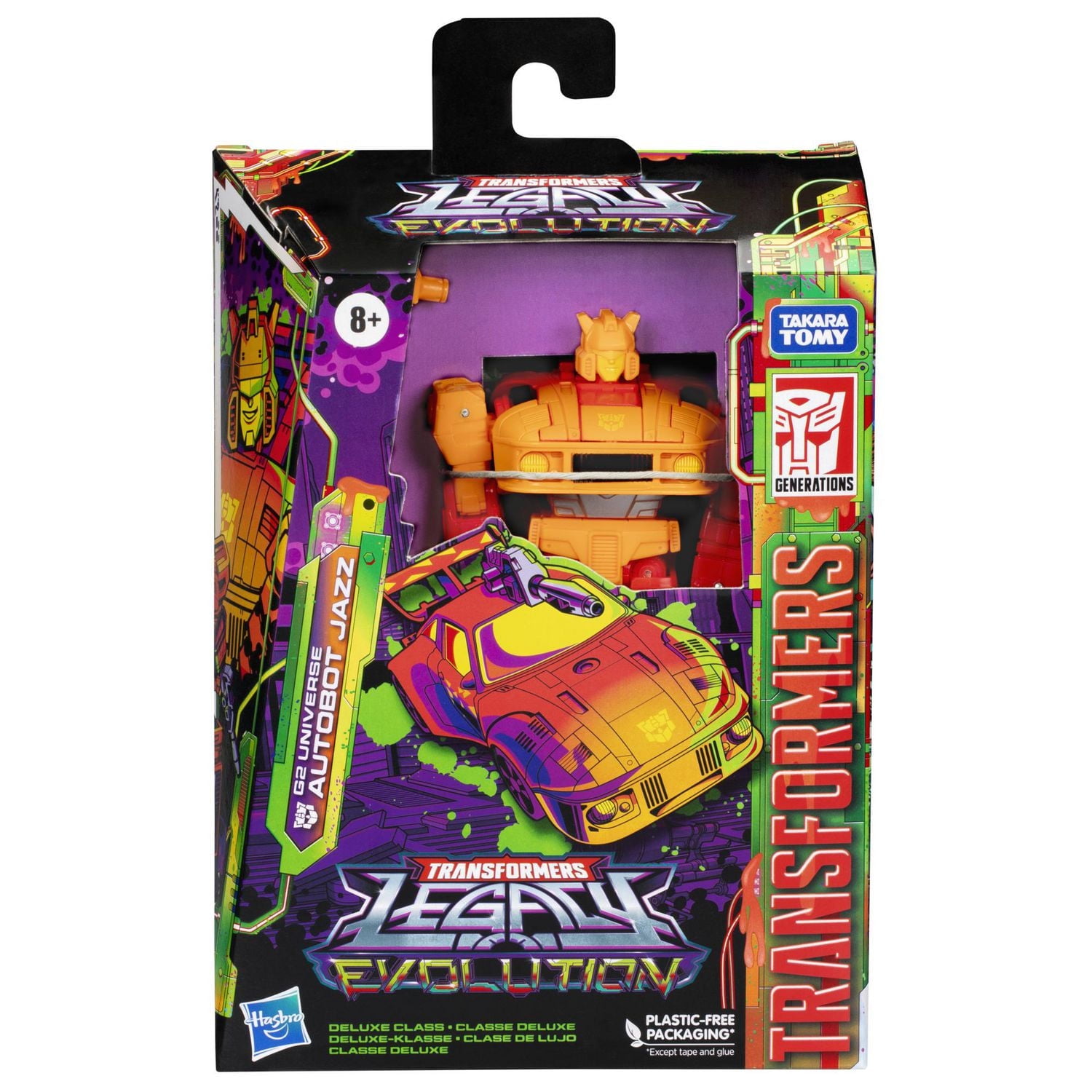 Transformers Toys Legacy: Evolution G2 Universe Autobot Jazz Toy, 5.5-inch, Action Figure For Boys And Girls Ages 8 And Up