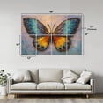 thumbnail image 2 of Rustic Farmhouse 8 Pack Art Acoustic Panels Sound Absorbing Oil painting beautiful butterfly abstract Decorative Soundproof Wall Panels Self Adhesive for Nursery Game Room Bedroom 48"x32", 2 of 7