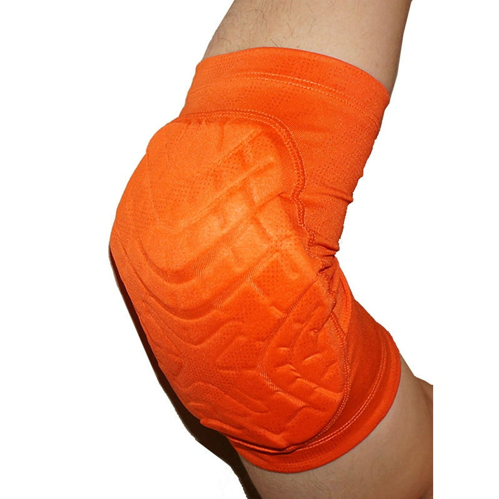 Adidas Techfit adiPOWER Men's Basketball Compression Padded Elbow Arm Sleeve Orange Walmart