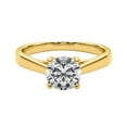 thumbnail image 2 of Mauli Jewels Women's 1.5 Carat Round Moissanite Diamond Engagement Ring in 14K Gold, 4-Prong Setting, 2 of 6