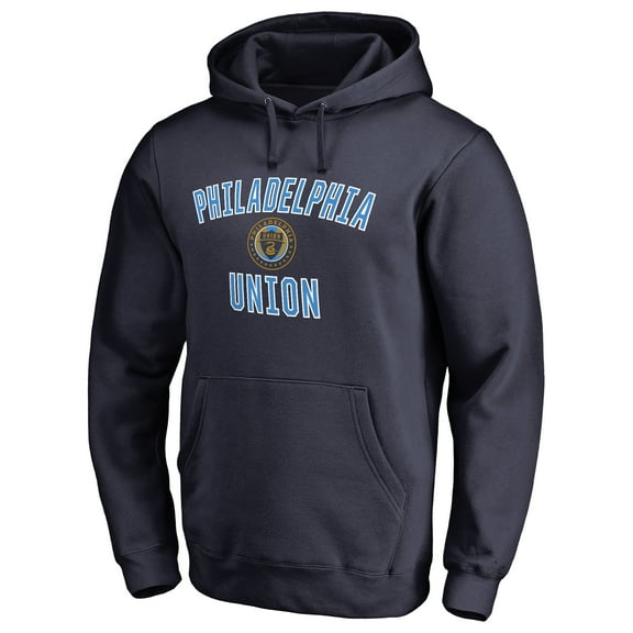 Men's Navy Philadelphia Union Victory Arch Pullover Hoodie