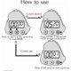 thumbnail image 5 of Cute Dinosaur Timer For Kids, Digital Kitchen Timer With Large 2.4-inch Lcd Display, 5 of 5