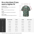 thumbnail image 5 of Honeii Santa Hat Joy Green Festive for Men's Short-Sleeved Button-Up Collared Shirt Featuring A Pocket, Perfect for Beach Vacations, And Travel Adventures.-X-Large, 5 of 5