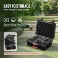 thumbnail image 3 of KFFKFF Durable Outdoor Case, Secure Waterproof Box with Customizable Foam, Easy-to-Carry Handles for Adventures, IP67 Rated for Camera Protection (40x32x16.6), 3 of 9