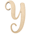 thumbnail image 1 of 3" Tall MDF Wood Letter Y | 1/8" Thick | Wood Craft Letters | Starfish Font, 1 of 3