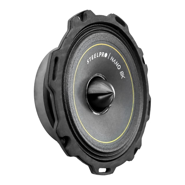 Medio Rango Nano 8pulg Open Show Alto Spl Steelpro Negro