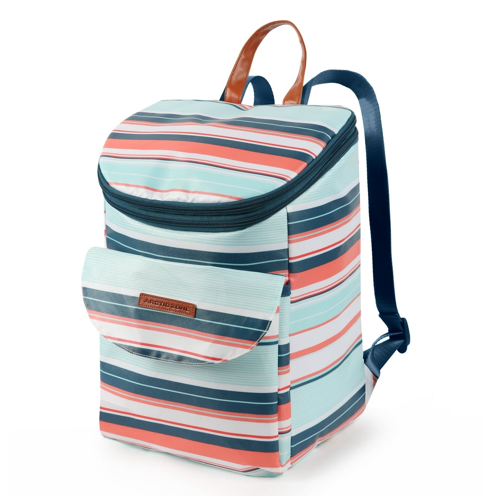 Arctic Zone 24 Can Soft Sided Cooler Backpack with Microban Lining