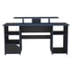 thumbnail image 4 of Escritorio Gamer Trollino Wengue y Azul con Luz LED Virtual Muebles, 4 of 6