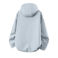 thumbnail image 5 of Womens Jackets and Outerwear Hooded Lightweight with Pockets for Travel Walking, 5 of 9