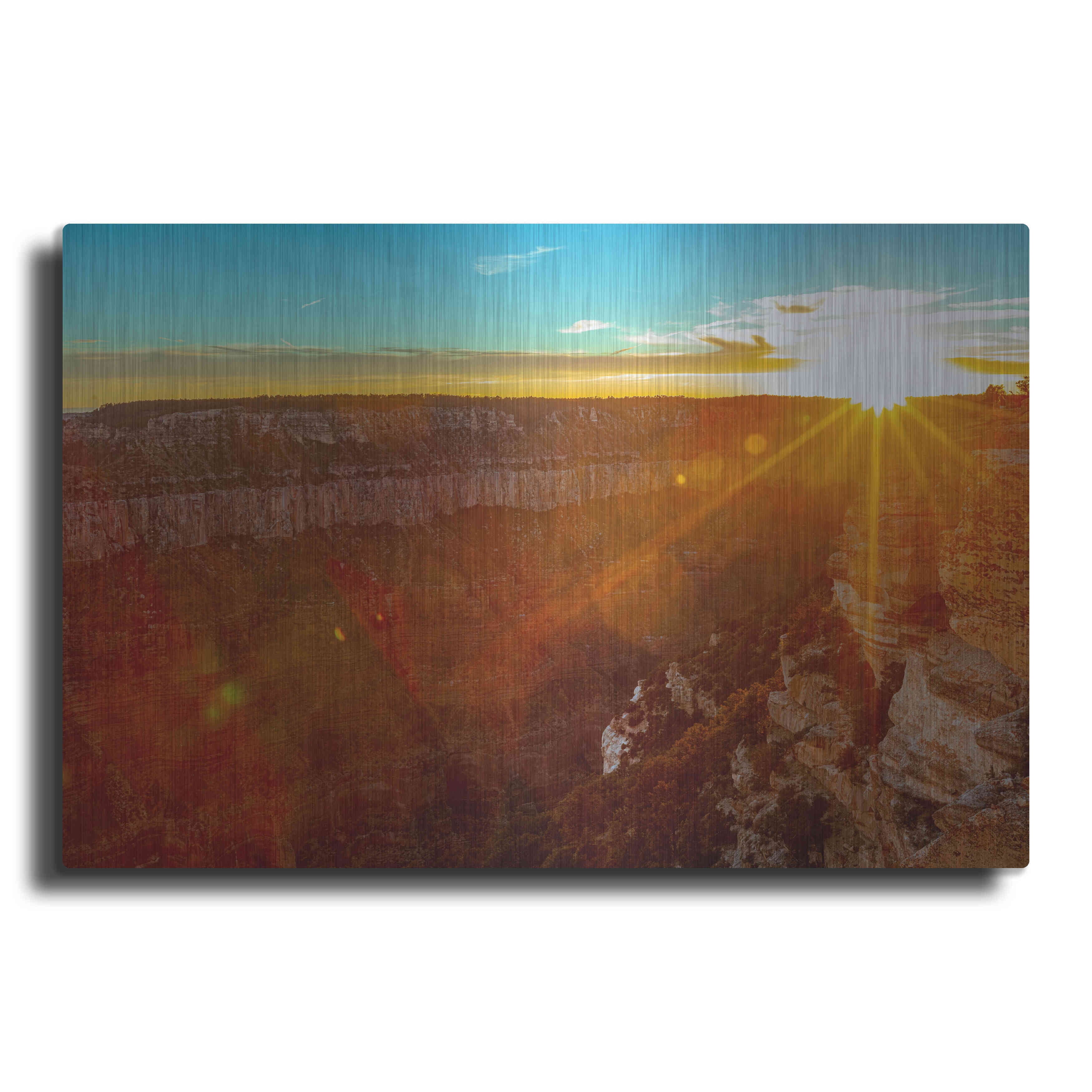 Luxe Metal Art 'Utah Dreams' by Luxe Portfolio, Metal Wall Art, 24"x16