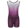 thumbnail image 6 of Gymnastics Leotards for Girls Sparkly Rhinestone Dance Unitards Biketards with Shorts Activewear, 6 of 7