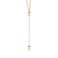 thumbnail image 2 of Angara Collier Péridot Naturel - Collier Style Lariat Péridot Rond 1.1 ct en Or Jaune 14K pour Femmes, 2 of 8
