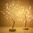 thumbnail image 3 of Led Tree Lights Warm White Usb Bonsai Tree Light Adjustable Branches Decorative Tree Battery Operated Illuminated Small Tree Lights Home Decor (108 La, 3 of 5