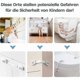 thumbnail image 5 of Bloqueo de seguridad para puertas de bebé, 6 piezas, cierres para cajones y armarios, pestillos de seguridad para refrigerador y armario, protección infantil para el hogar del bebé - Gris, 5 of 5