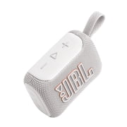 JBL Go 5 - Ultra-portable waterproof and drop-proof speaker with JBL legendary sound and ambient edge lighting - White