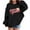 Black, variant on Lorytime Girls Sweatshirts with Hoods Unisex Merry Christmas Sweatshirt Long Sleeve Pullover Drop Shoulder Festive Tops