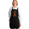 thumbnail image 1 of LA Pop Art Full Length Word Art Apron - Ms Ribbon, 1 of 2