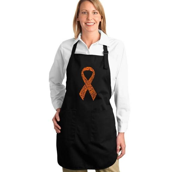 LA Pop Art Full Length Word Art Apron - Ms Ribbon