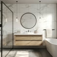 thumbnail image 3 of DV-1V0235 DeerValley Ally 19'' x 12'' Drop-In Bathroom Sink Semi-Recessed Vessel Sink Rectangular Above Counter Basin, 3 of 10